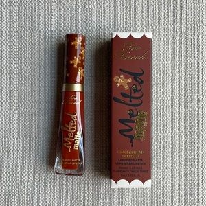 Too Faced Melted Limited Edition Gingerbread Man Liquified Matte lipstick